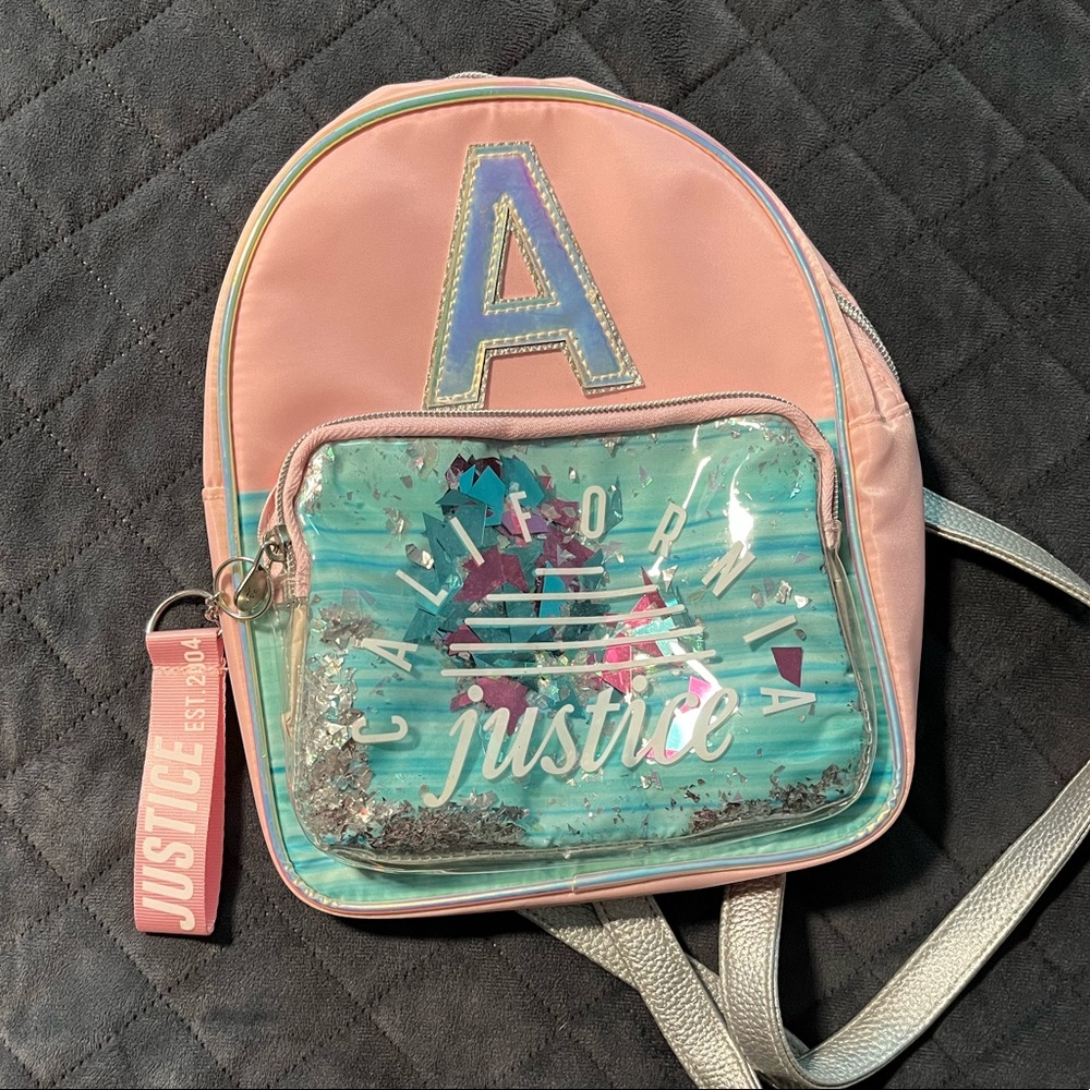 Justice baby backpack